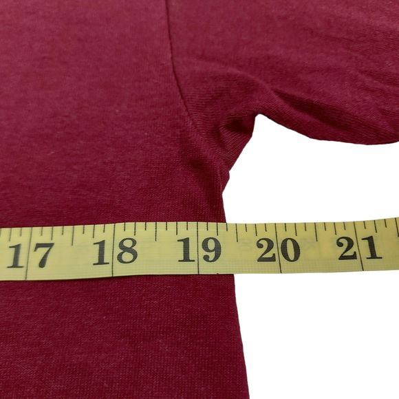 Brixton Graphic T-Shirt Mens Medium Burgundy Standard Fit Cotton Short Sleeve - Picture 9 of 11